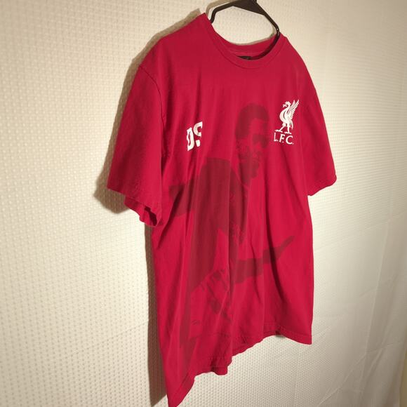 LFC Daniel Sturridge 15 Red Graphic T-Shirt XL Liverpool FC Soccer Shirt Men - Picture 2 of 7
